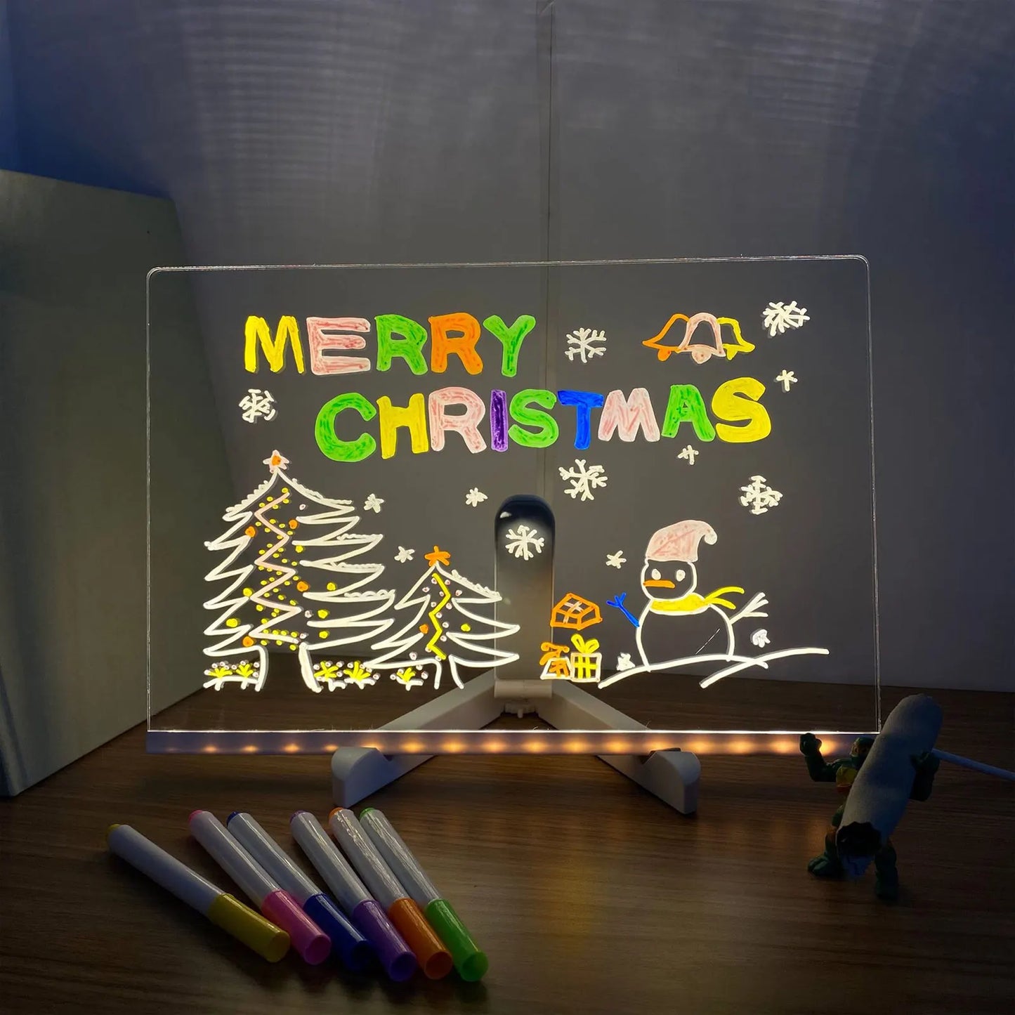 LED Glowing Drawing Board for Kids – Creative Light-Up Writing Pad